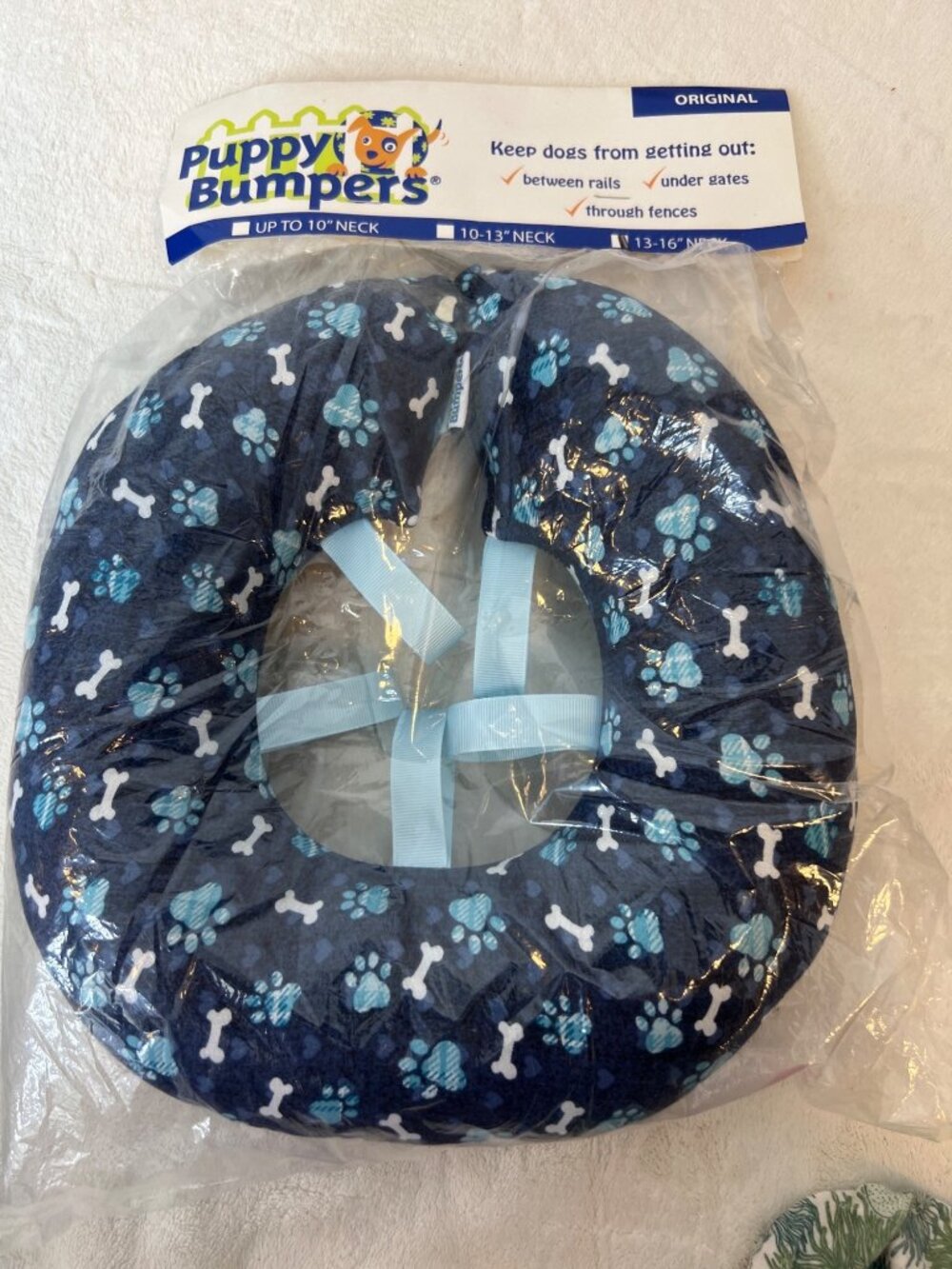 Original Puppy Bumpers NOS Keep Dogs On Safe side of fence 13-16" neck Bones